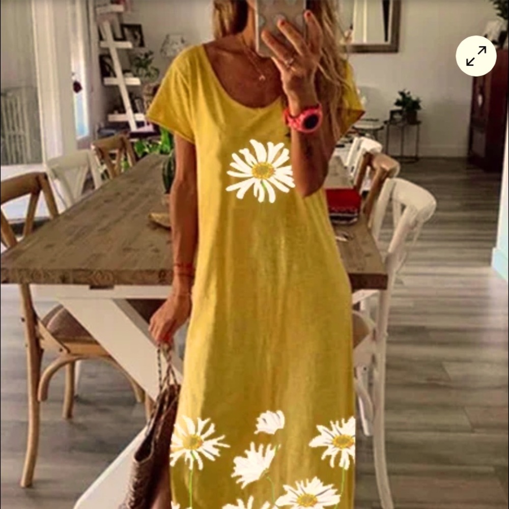 ABSOLUTELY GORGEOUS Sunflower dress in XXL